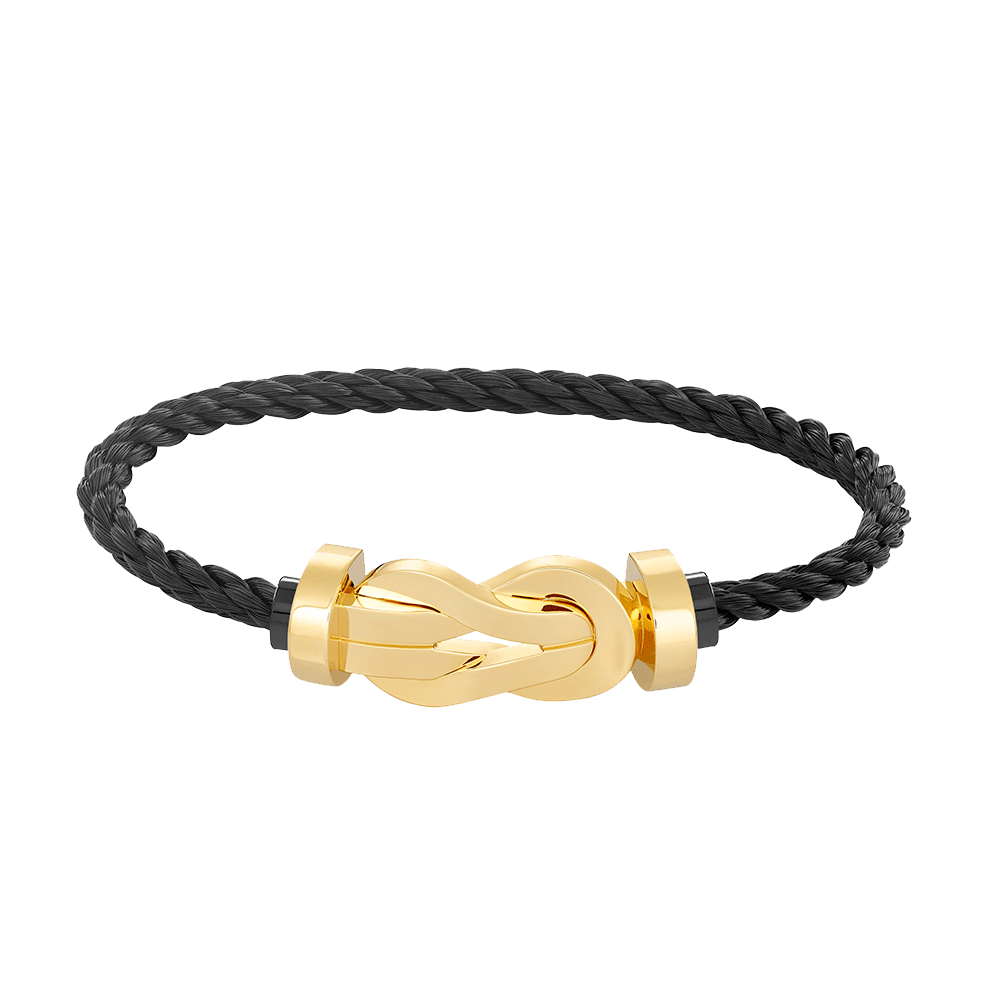 [Cyra]  CHANCE LARGE 8 FIGURE BUCKLE NO DIAMOND BRACELET GOLD