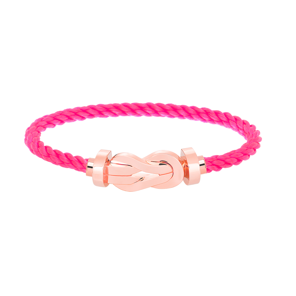 [Cyra]  CHANCE LARGE 8 FIGURE BUCKLE NO DIAMOND BRACELET ROSE GOLD