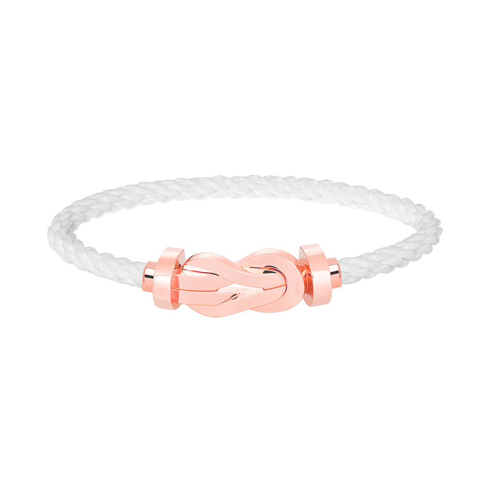[Cyra]  CHANCE LARGE 8 FIGURE BUCKLE NO DIAMOND BRACELET ROSE GOLD
