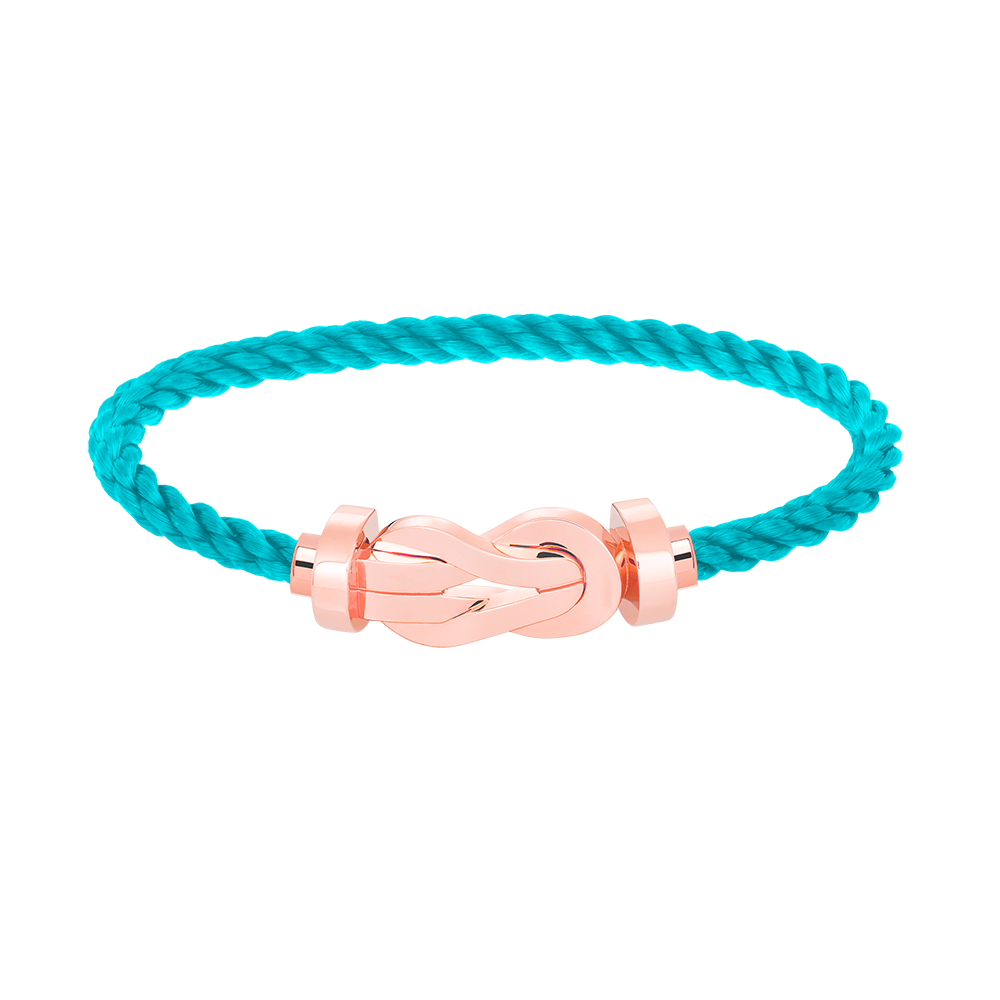 [Cyra]  CHANCE LARGE 8 FIGURE BUCKLE NO DIAMOND BRACELET ROSE GOLD