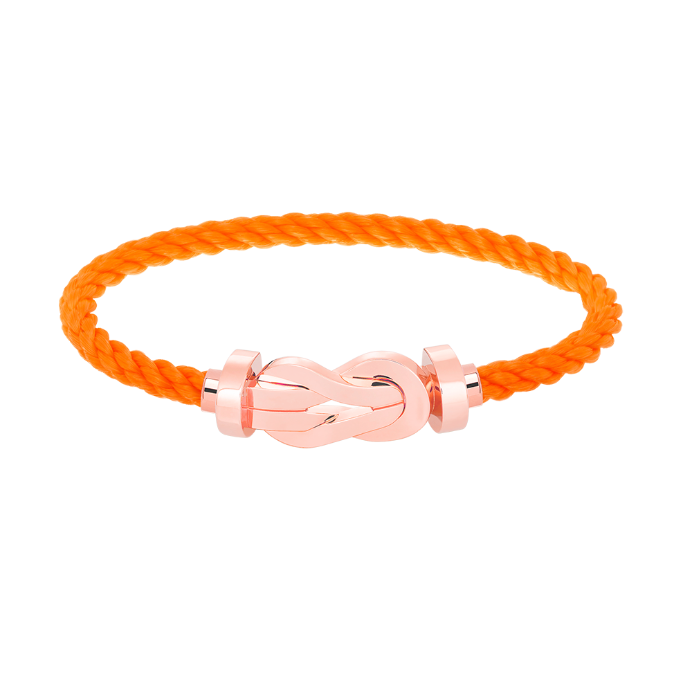 [Cyra]  CHANCE LARGE 8 FIGURE BUCKLE NO DIAMOND BRACELET ROSE GOLD