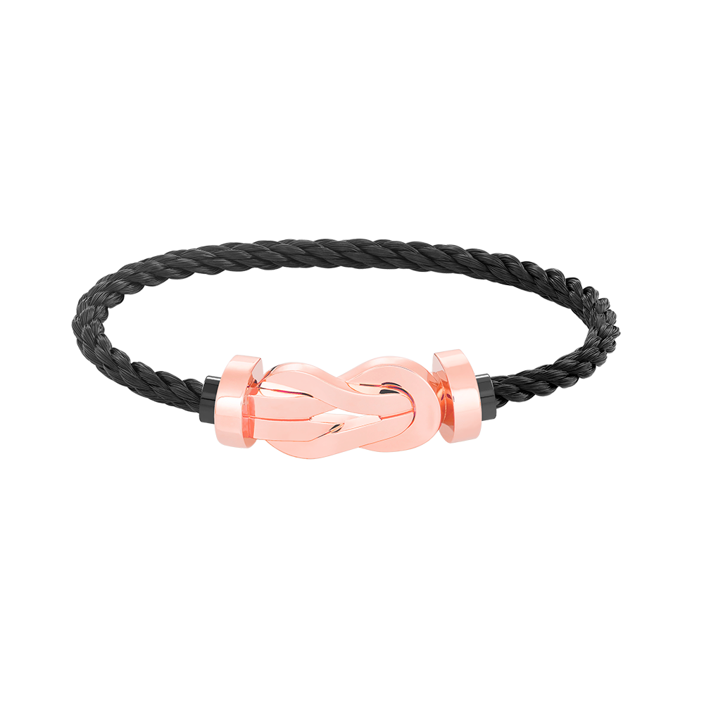 [Cyra]  CHANCE LARGE 8 FIGURE BUCKLE NO DIAMOND BRACELET ROSE GOLD