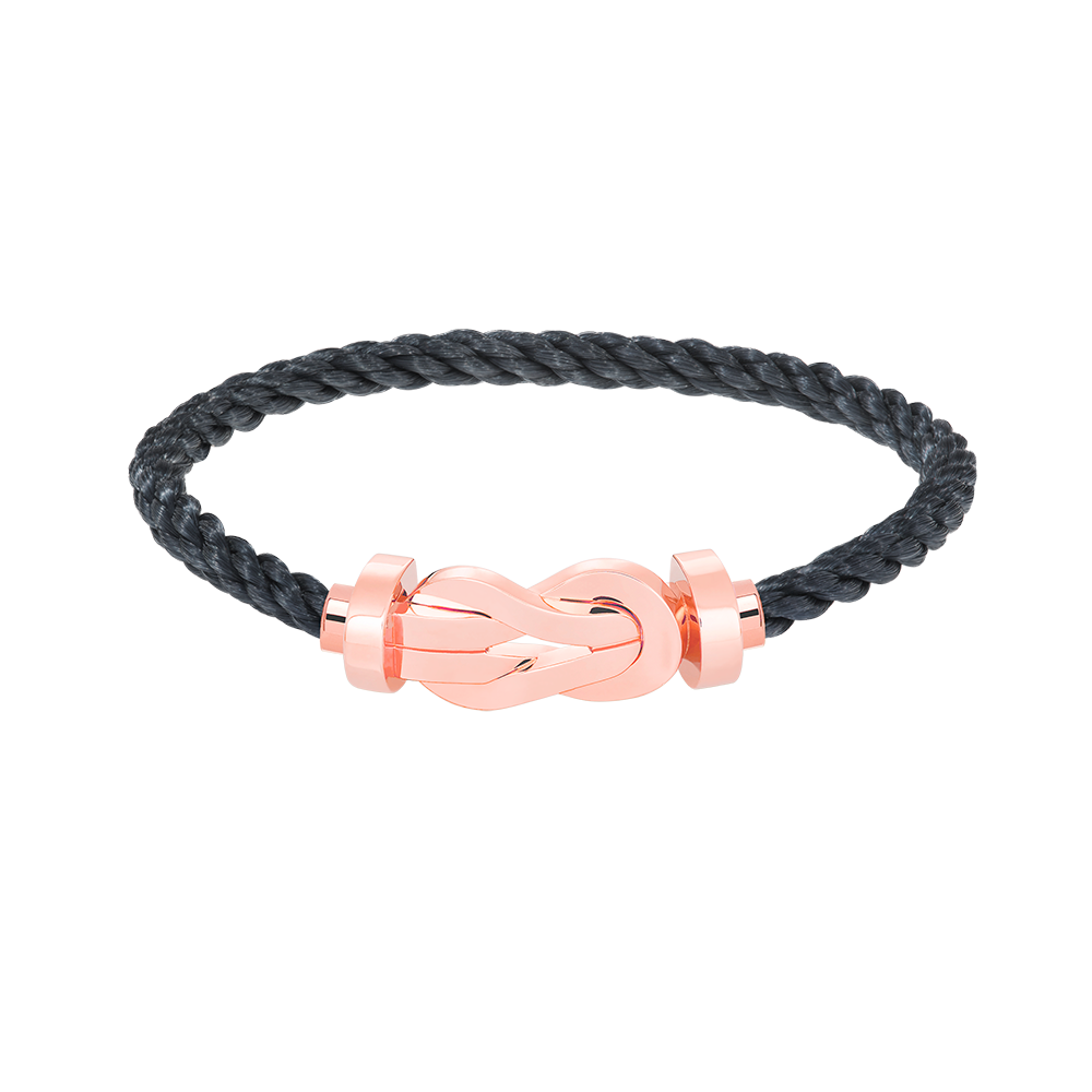 [Cyra]  CHANCE LARGE 8 FIGURE BUCKLE NO DIAMOND BRACELET ROSE GOLD