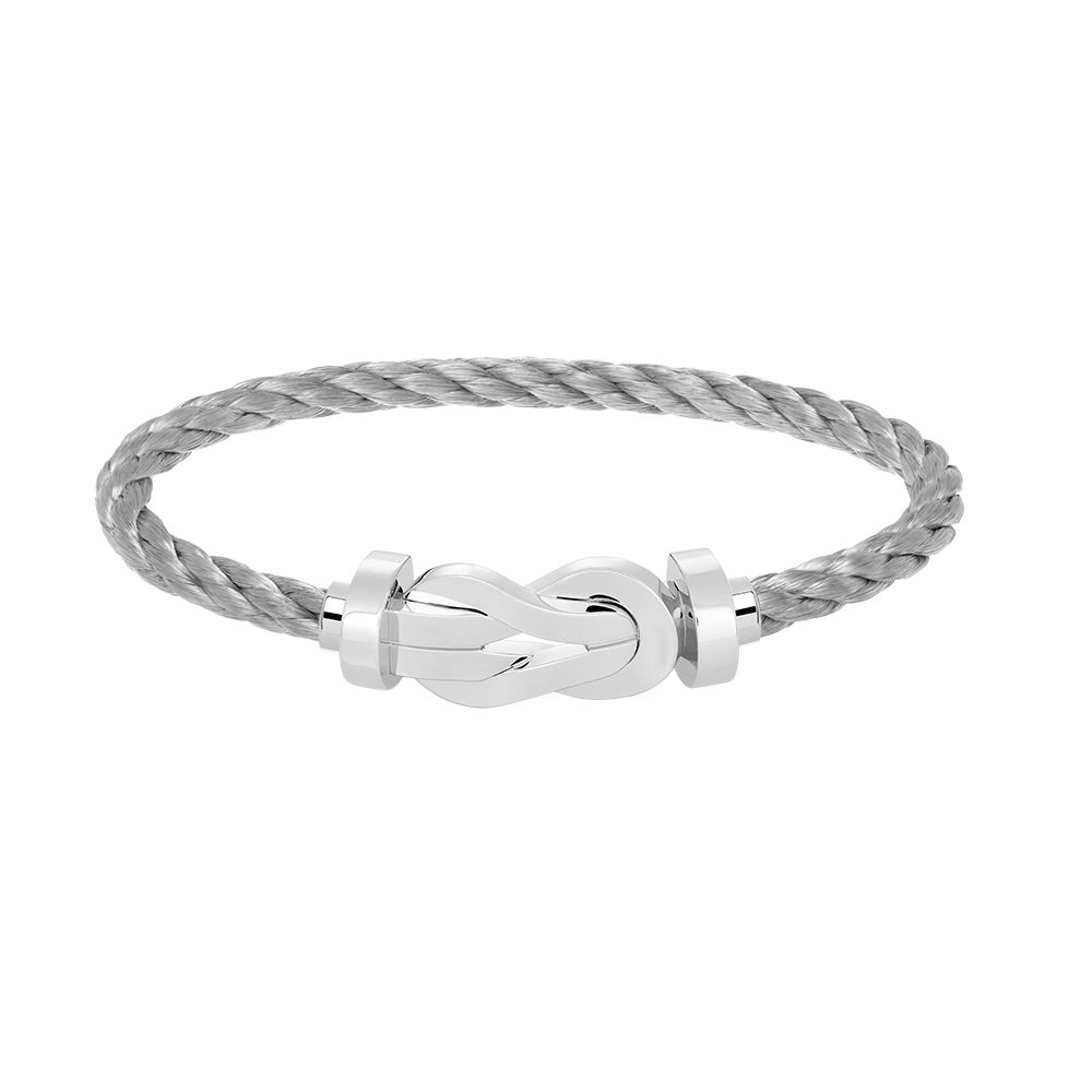 [Cyra]  CHANCE LARGE 8 FIGURE BUCKLE NO DIAMOND BRACELET SILVER