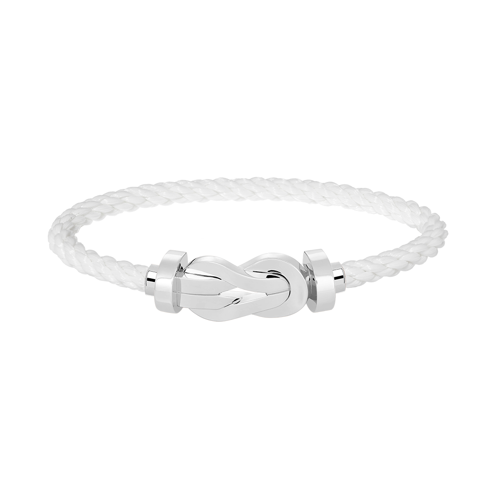 [Cyra]  CHANCE LARGE 8 FIGURE BUCKLE NO DIAMOND BRACELET SILVER