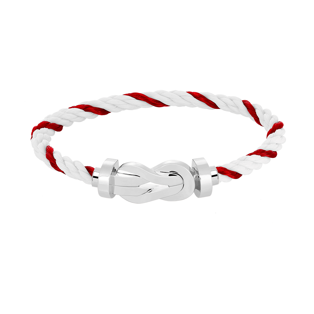 [Cyra]  CHANCE LARGE 8 FIGURE BUCKLE NO DIAMOND BRACELET SILVER
