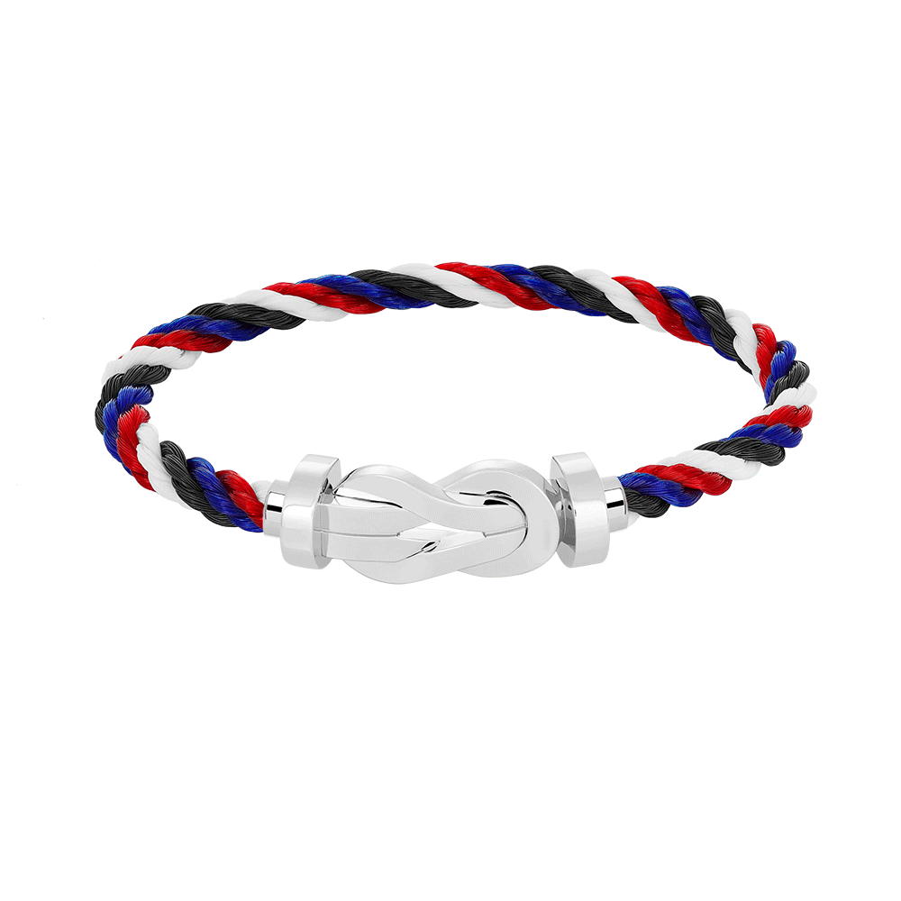 [Cyra]  CHANCE LARGE 8 FIGURE BUCKLE NO DIAMOND BRACELET SILVER