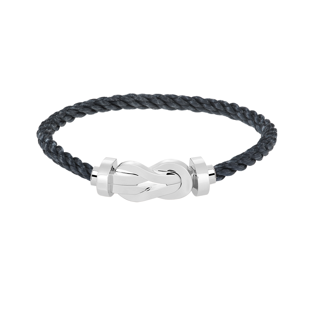 [Cyra]  CHANCE LARGE 8 FIGURE BUCKLE NO DIAMOND BRACELET SILVER