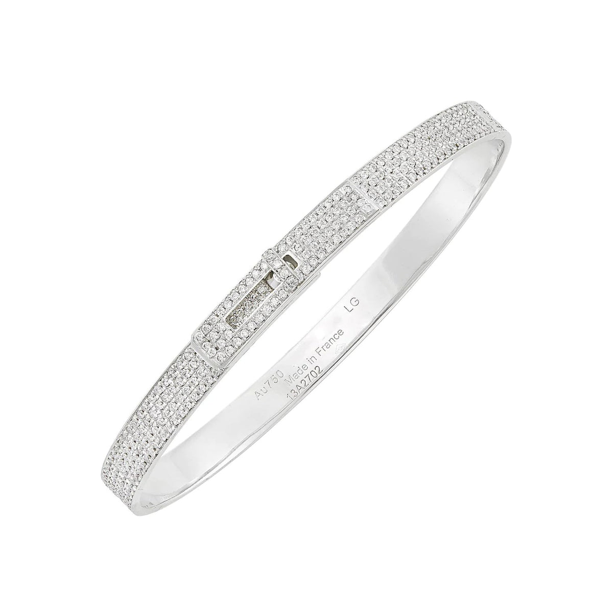 [Cyra]  HM KELLY ARMBAND AUS SILBER MIT VOLLSTÄNDIGEM DIAMANTBESATZ