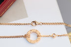 [Cyra] LOVE-HALSKETTE VERSTELLBAR ROSÉGOLD 2 DIAMANTEN