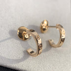 [Cyra] ラブ イヤリング 2.65mm ピンクゴールド