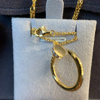 [Cyra] JUSTE HALSKETTE GOLD DIAMANTEN