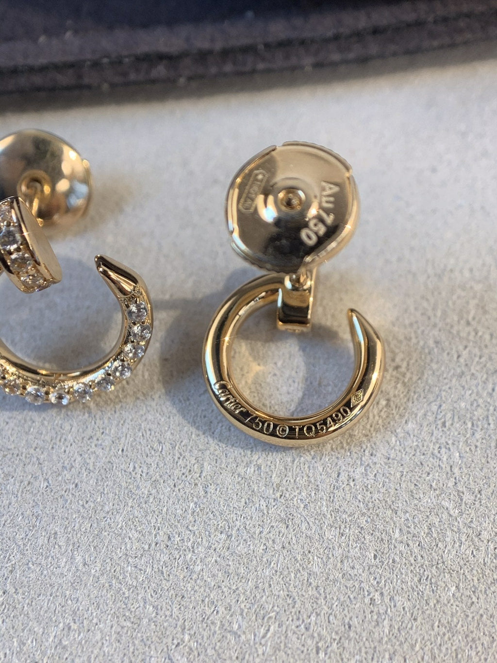 [Cyra] JUSTE OHRRINGE GOLD DIAMANTEN