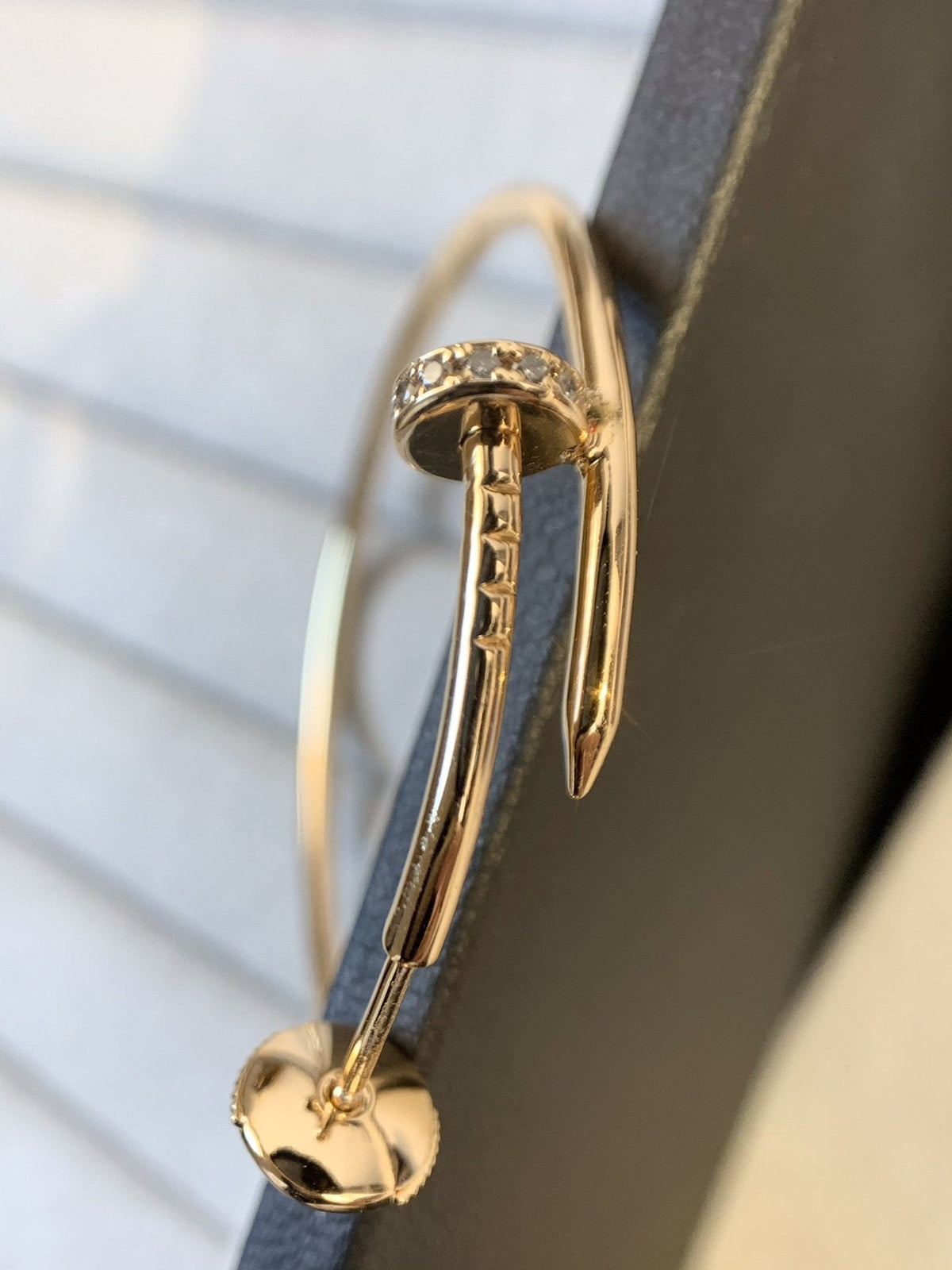 [Cyra]  JUSTE EARRINGS GOLD DIAMONDS 1.8MM