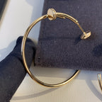 [Cyra]  ジュスト イヤリング ゴールド ダイヤモンド 1.8mm
