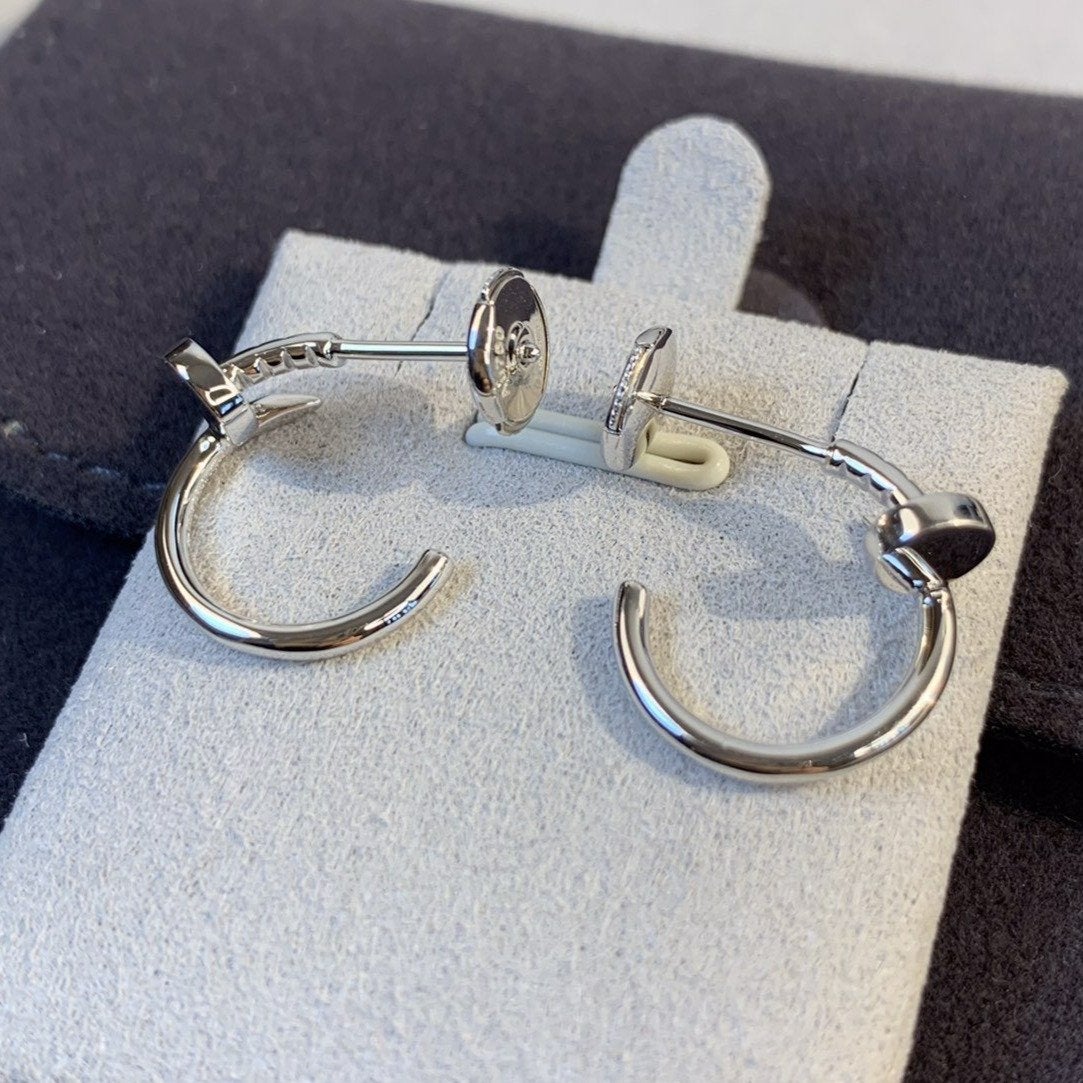 [Cyra]  JUSTE EARRINGS SILVER