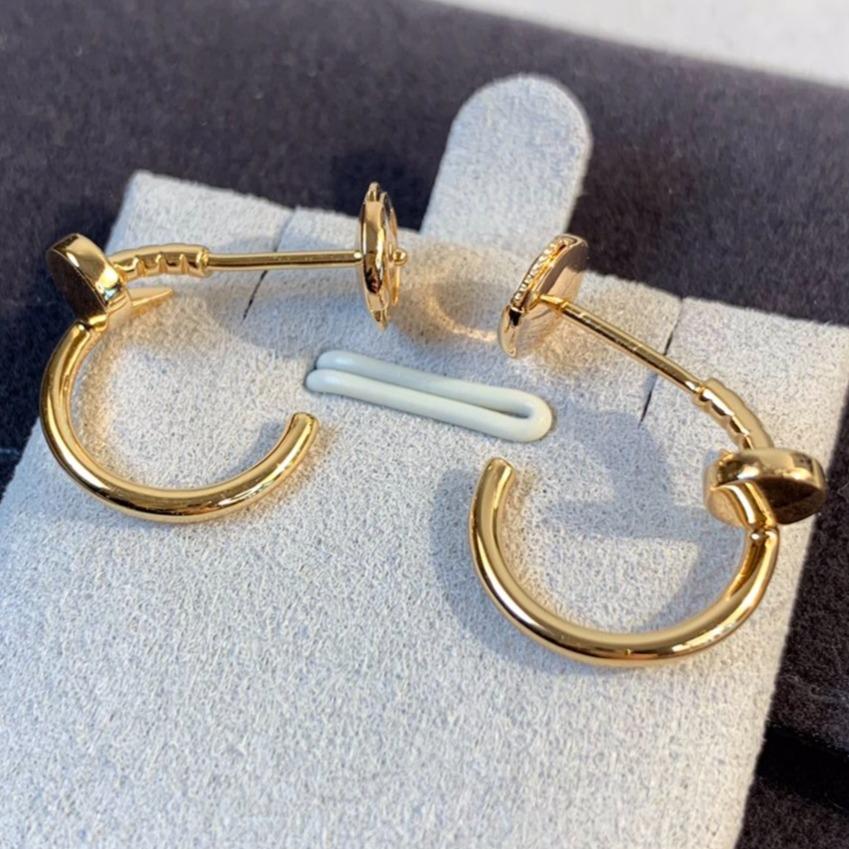 [Cyra]  JUSTE EARRINGS PINK GOLD