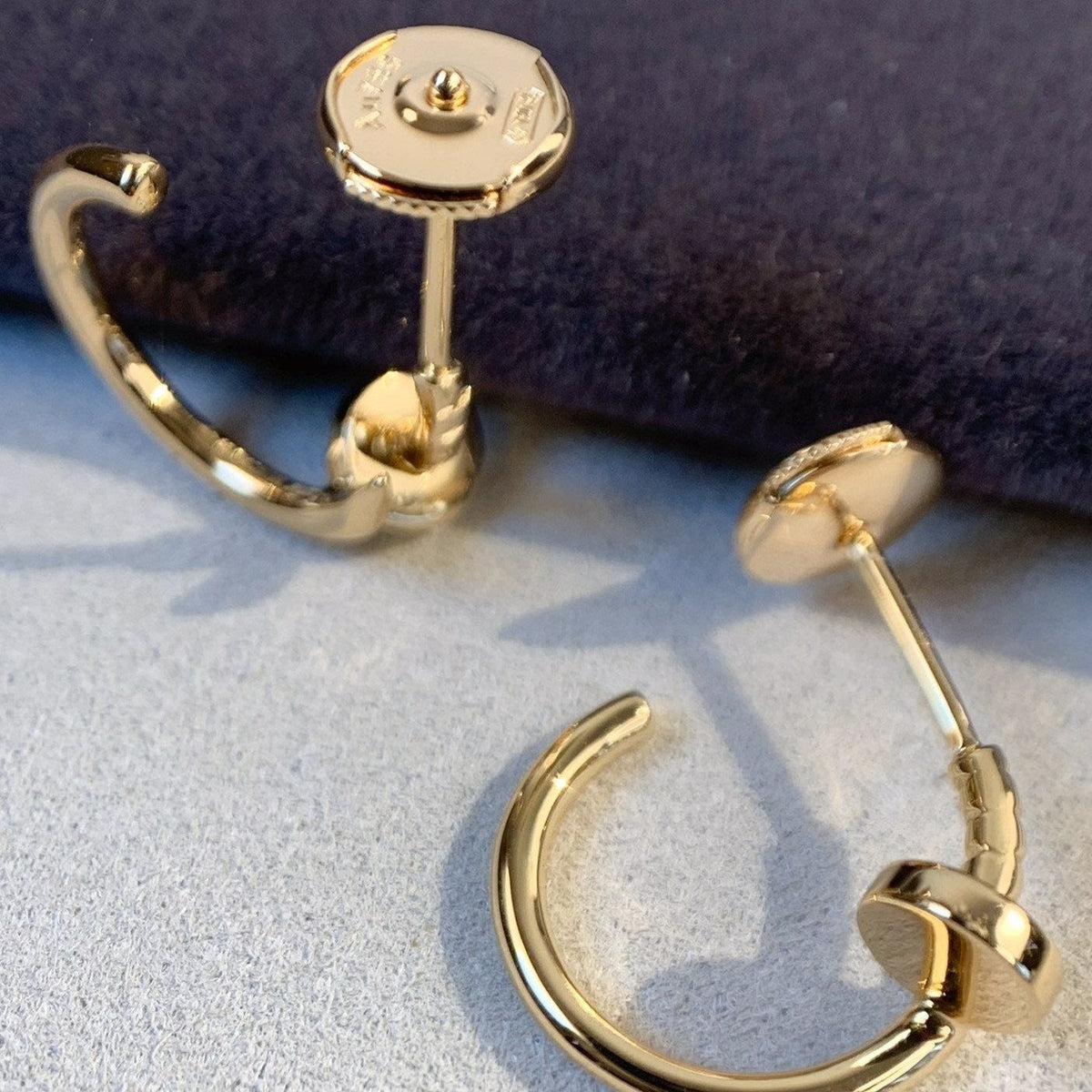 [Cyra]  JUSTE EARRINGS PINK GOLD