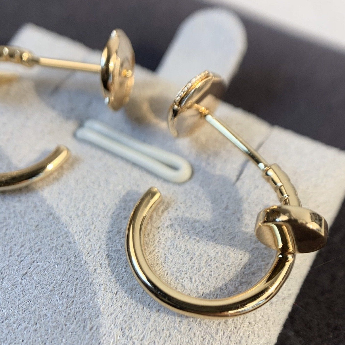 [Cyra]  JUSTE EARRINGS PINK GOLD