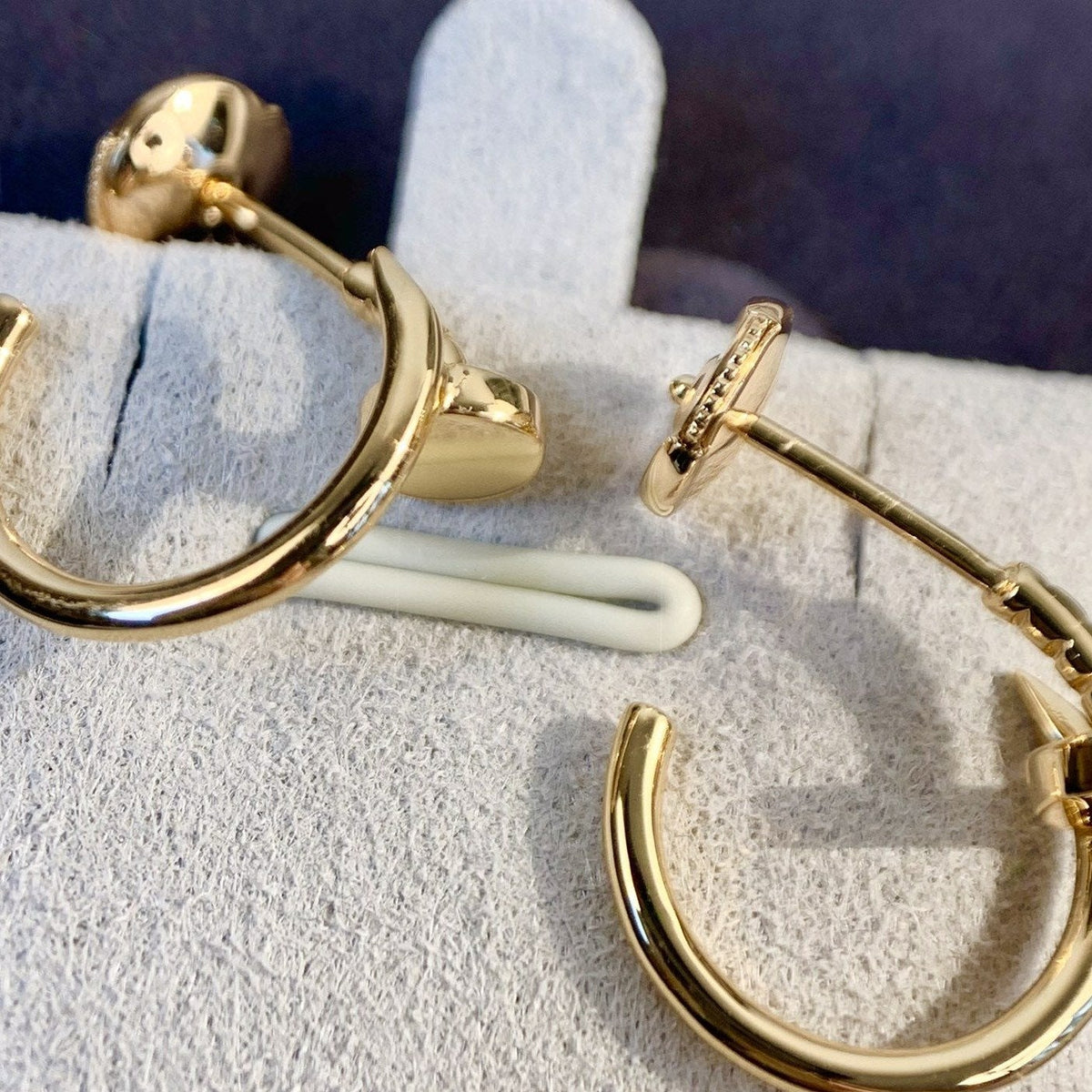 [Cyra]  JUSTE EARRINGS PINK GOLD