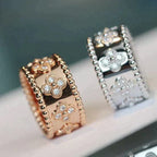 [Cyra]  CLOVER KALEIDOSCOPE RING 10MM