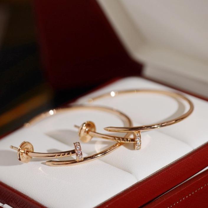 [Cyra]  JUSTE EARRINGS DIAMONDS 1.8MM