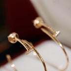 [Cyra] JUSTE OHRRINGE DIAMANTEN 1,8 MM