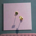 [Cyra]  LOVE EARRINGS GOLD 10MM