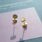 [Cyra]  LOVE EARRINGS GOLD 10MM