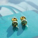 [Cyra]  LOVE EARRINGS GOLD 10MM
