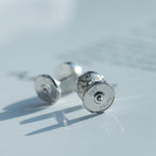 [Cyra]  LOVE EARRINGS SILVER 10MM