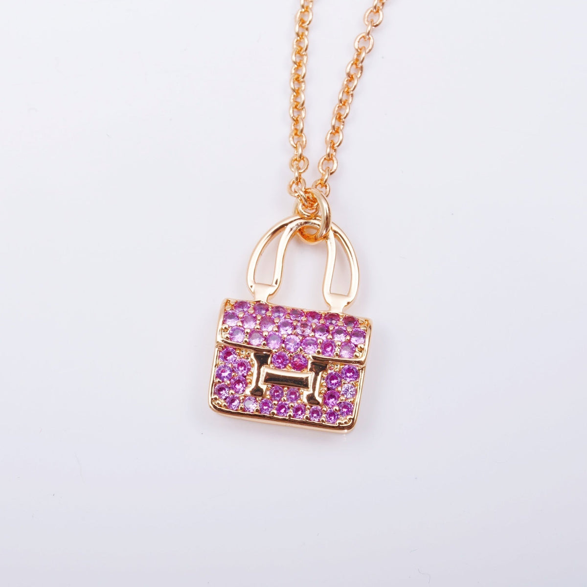 [Cyra] CONSTANCE PEDANT VIOLETTES DIAMANT-COLLIER