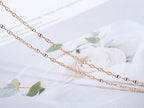 [Cyra]  ECHAPPEE NECKLACE PINK GOLD