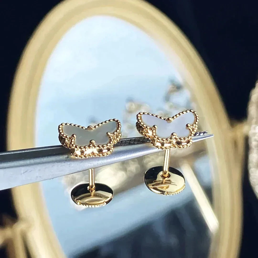 [Cyra]  SWEET BUTTERFLY MOP EARSTUDS