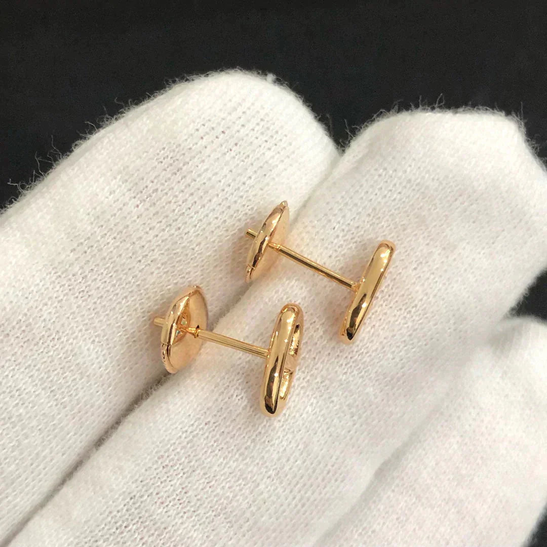 [Cyra]  CHAINE SMALL EARRINGS GOLD AND SILVER