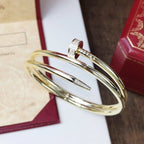 [Cyra] JUSTE UN CLOU ARMBAND 3,5 MM DOPPELREIHIG MIT DIAMANTEN