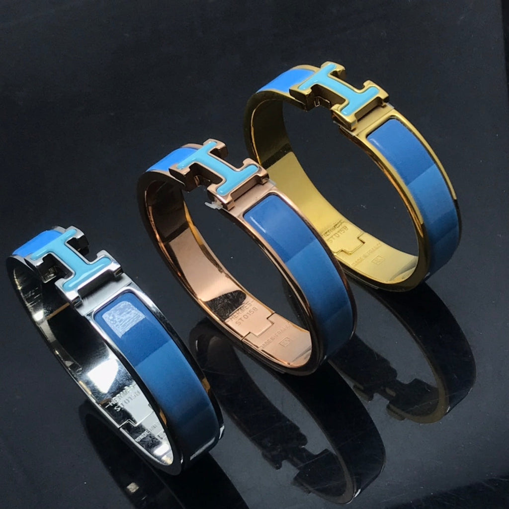 [Cyra] H ARMBAND BLAU REGENBOGEN KERAMIK