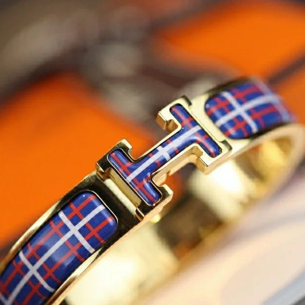 [Cyra]  H タータン ブレスレット 12MM