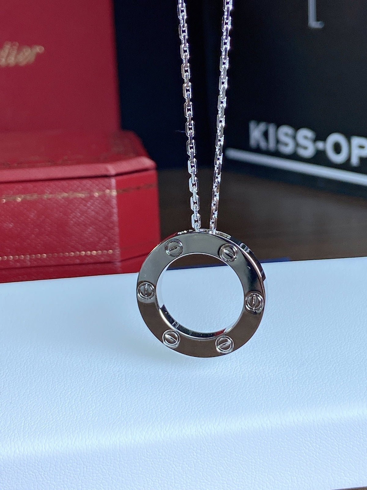 [Cyra]  LOVE NECKLACE 16MM
