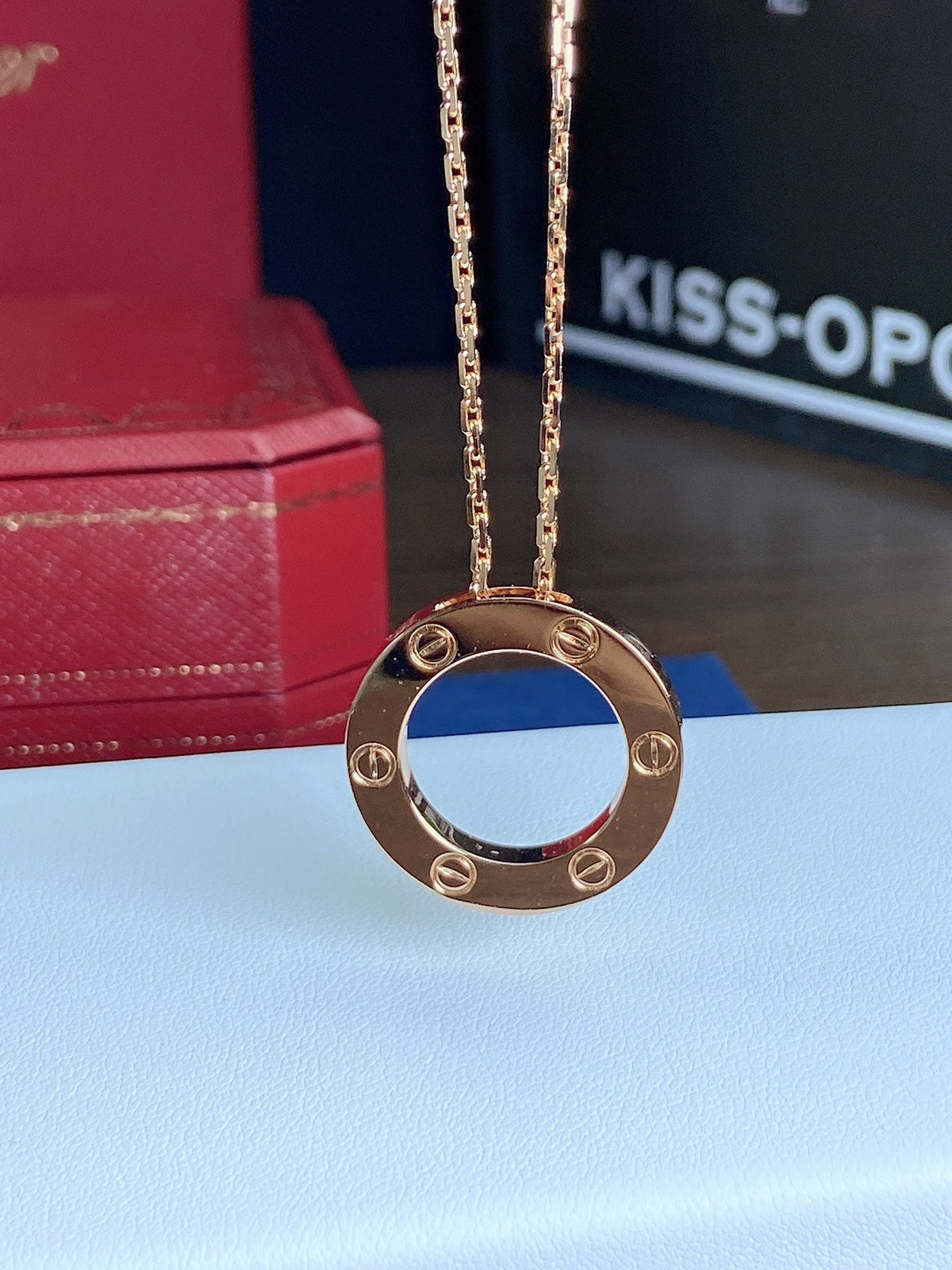[Cyra]  LOVE NECKLACE 16MM