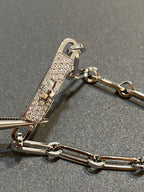 [Cyra]  KETTENARMBAND KLEINES MODELL DIAMANT