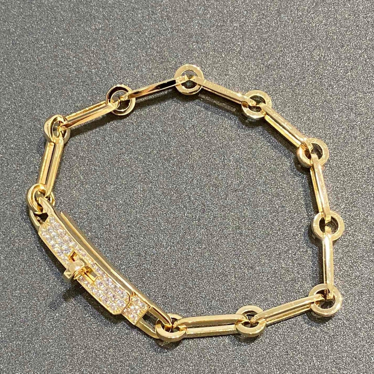 [Cyra]  CHAINE BRACELET SMALL MODEL DIAMOND