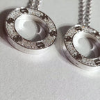 [Cyra]  LOVE NECKLACE ADJUSTABLE SILVER