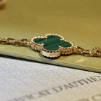 [Cyra] NEUE CLOVER 5 MOTIF MALACHIT ARMBAND KOLLEKTION