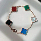 [Cyra] New CLOVER 5 MOTIFS MULTICOLOR BRACELET
