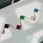 [Cyra] New CLOVER 5 MOTIFS MULTICOLOR BRACELET