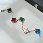 [Cyra] New CLOVER 5 MOTIFS MULTICOLOR BRACELET