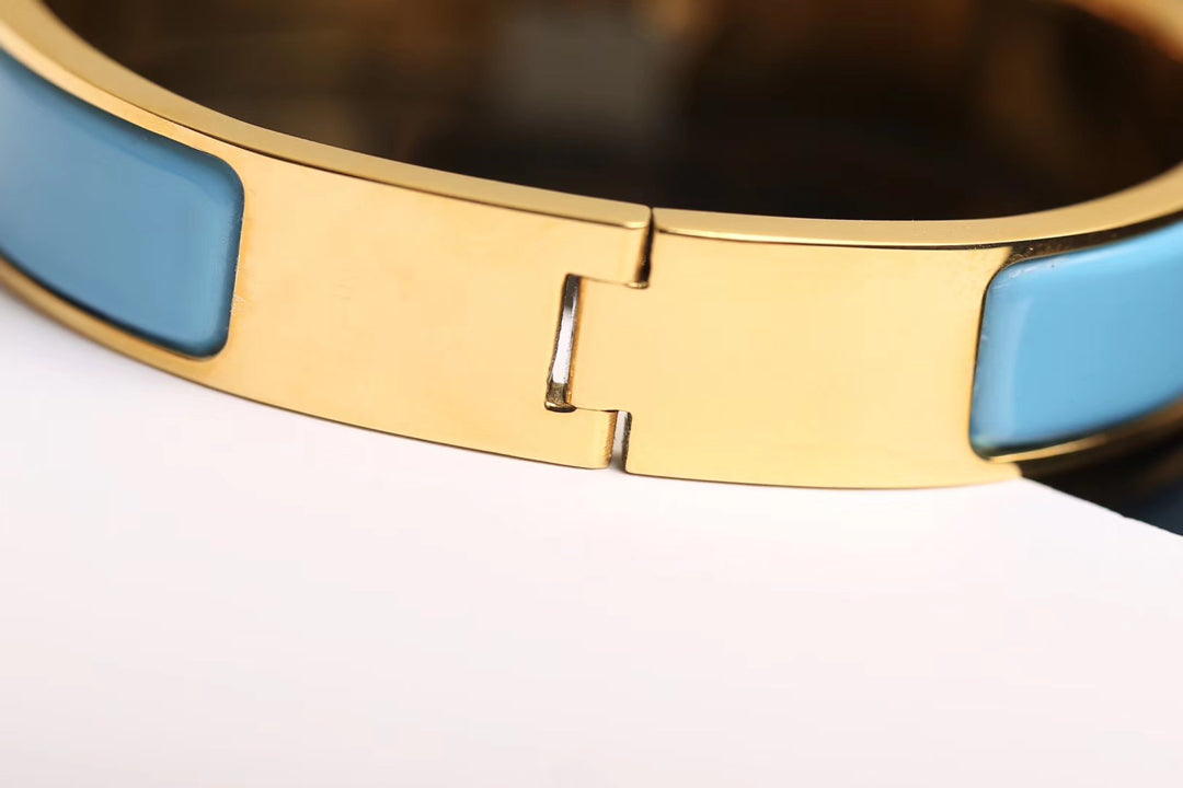 [Cyra]  H CLOUD BLAUES ARMBAND GOLD DIAMANT