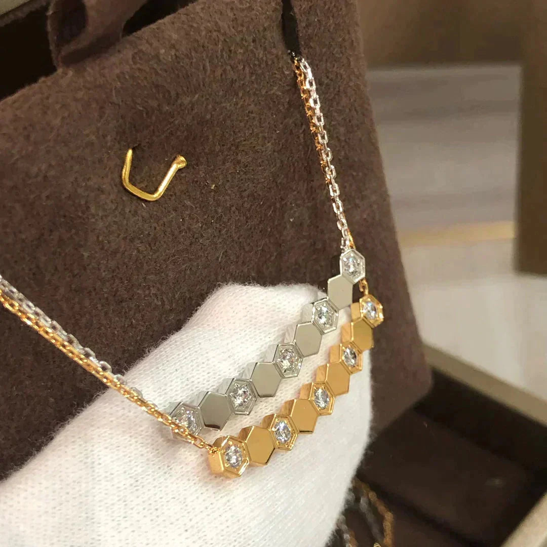 [Cyra]  BEE LOVE NECKLACE DIAMOND