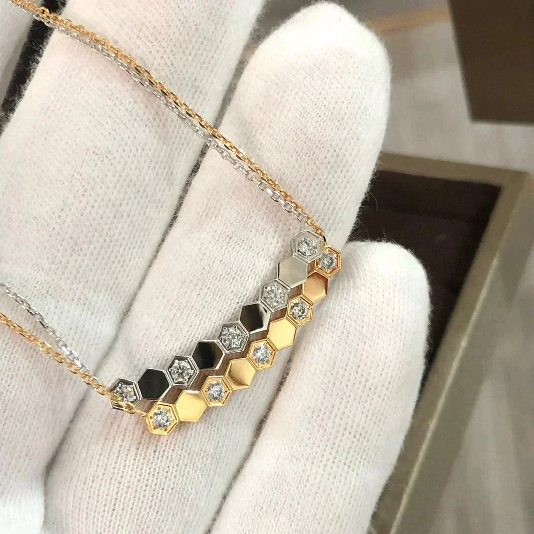 [Cyra]  BEE LOVE NECKLACE DIAMOND